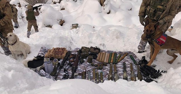 Terör Örgütünün Kış Sığınaklarına Operasyon