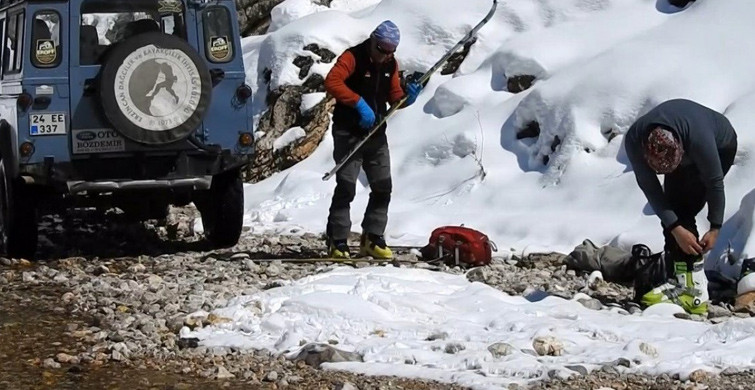 Terörden Temizlenen Munzur Dağı'nda Kayak Keyfi