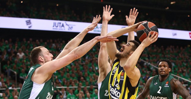 THY Avrupa Ligi Çeyrek Final: Zalgiris Kaunas: 57 - 66 Fenerbahçe Beko (Maç Sonucu)