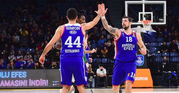 THY Avrupa Ligi’nde Türk Derbisinin Galibi Anadolu Efes! 