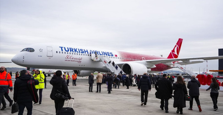 THY'nin 500. Uçağı 'TK Aile' Tanıtıldı