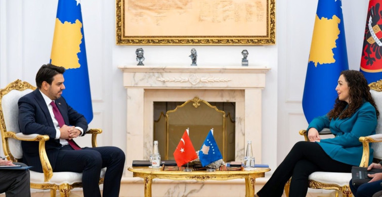 TİKA Başkanı Abdullah Eren, Kosova Cumhurbaşkanı Vjosa Osmani ile Görüştü