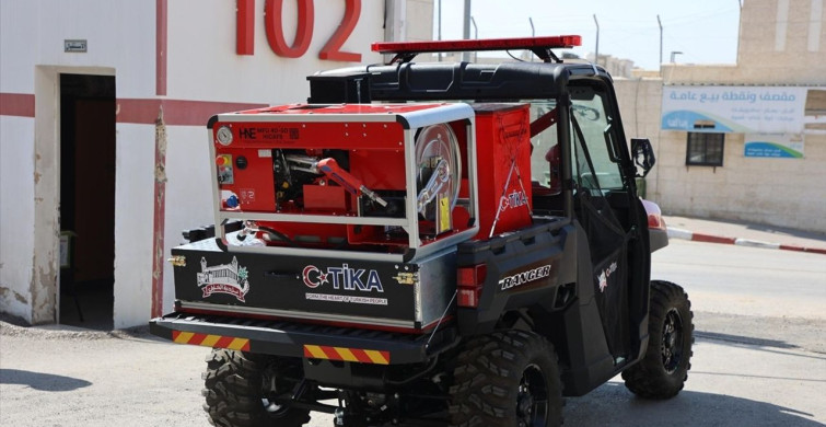 TİKA, El Halil'de Yangınla Mücadele Kapasitesini Artırdı