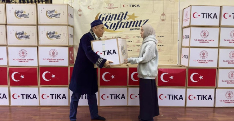 TİKA, Kazakistan'da 1400 Aileye Gıda Yardımı Yaptı