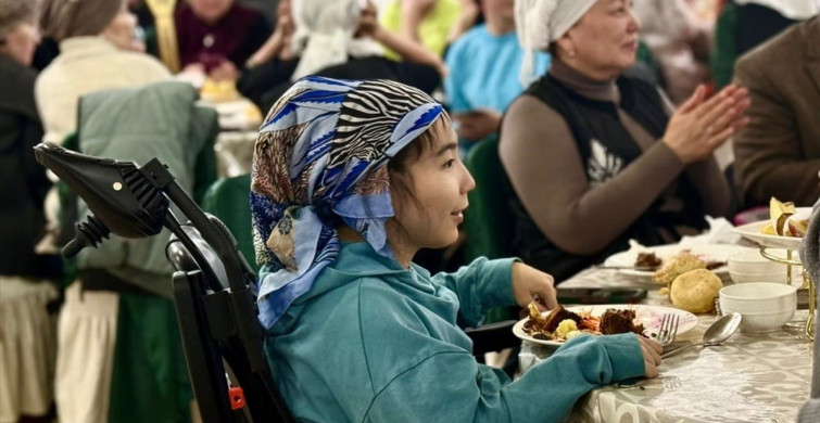 TİKA, Kazakistan'da 500 Kişilik İftar Sofrası Kurdu