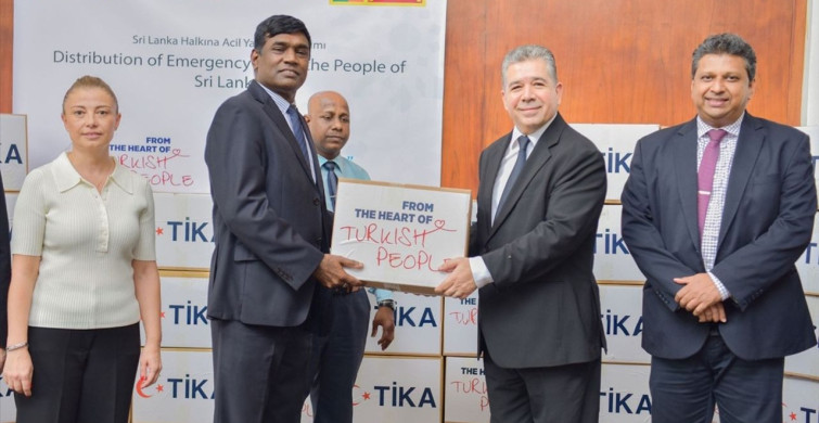 TİKA, Sri Lanka'daki Sel Mağdurlarına Acil Yardım Gönderdi