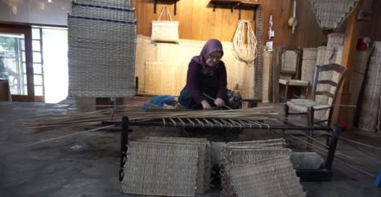 Tire’de Hasır Dokumacılığı Geleneği Yaşatılıyor