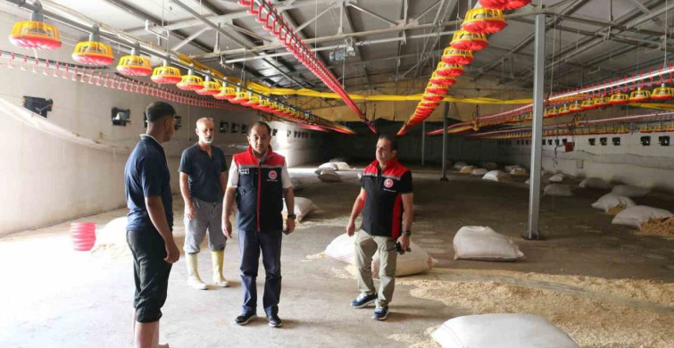 TKDK hibesiyle kurulan broiler işletmesi incelendi