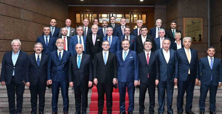 Tobb başkanı hisarcıklıoğlu, tcmb başkanı karahan ile görüştü