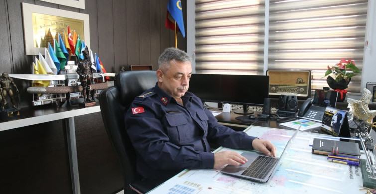 Tokat İl Jandarma Komutanı Ahmet Çetin AA'nın Oylamasında