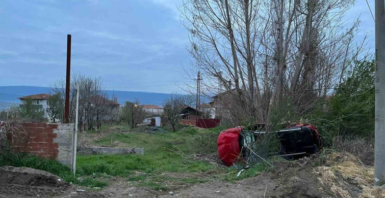 Tokat'ta Alkollü Sürücü Takla Attı, İki Kardeş Yaralandı
