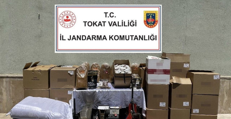 Tokat'ta kaçak tütün operasyonu: 4 gözaltı