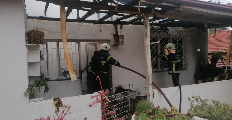 Tokat'ta Yangın Felaketi: Tek Katlı Ev Küller İçinde