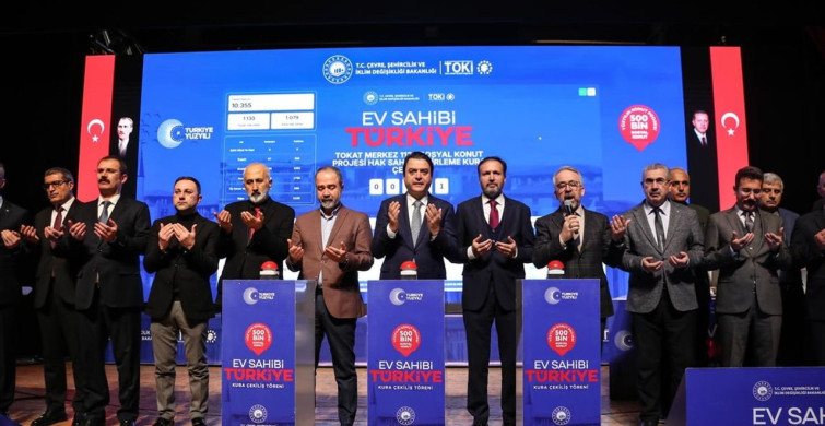 Tokat'ta Yüzyılın Konut Projesi Kura Çekimi Gerçekleşti