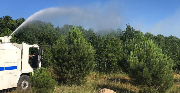 TOMA’lardan Yangına Müdahale