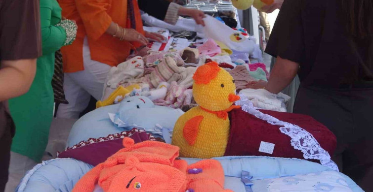 Toplum ve ruh sağlığı merkezi’nin el sanatları sergisi açıldı