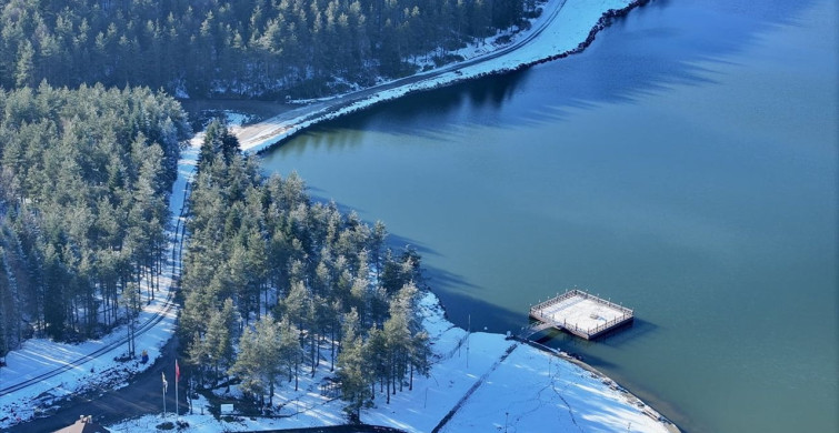 Topuk Yaylası'nda Kış Manzarası: Karla Kaplı Güzellikler