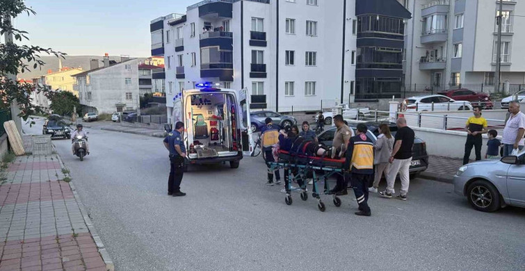 Tosya'da üç tekerlekli motosikletten düşen kadın hastaneye kaldırıldı