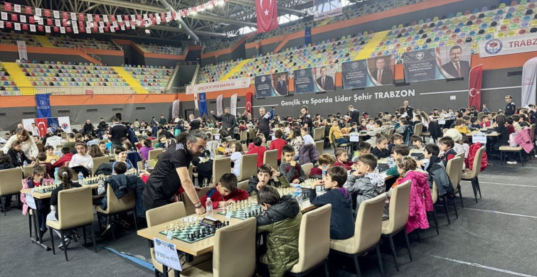 Trabzon'da 24 Şubat Kurtuluş Kupası Satranç Turnuvası Düzenlendi