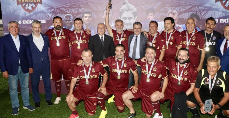 Trabzon'da Anma Turnuvası: 'Efsanelerle Yeniden' Tamamlandı