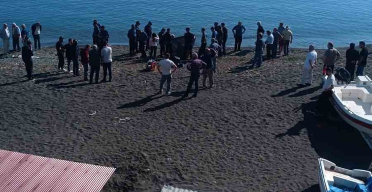 Trabzon'da denize giren işçinin cansız bedenine ulaşıldı