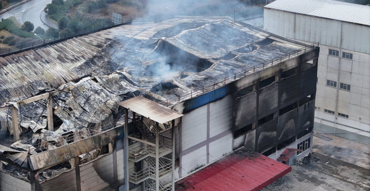 Trabzon'da Fındık Fabrikasında Yangın İhtiyacı