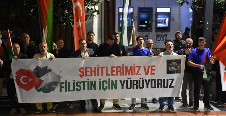Trabzon'da İsrail'in Gazze'ye Yönelik Saldırıları Protesto Edildi