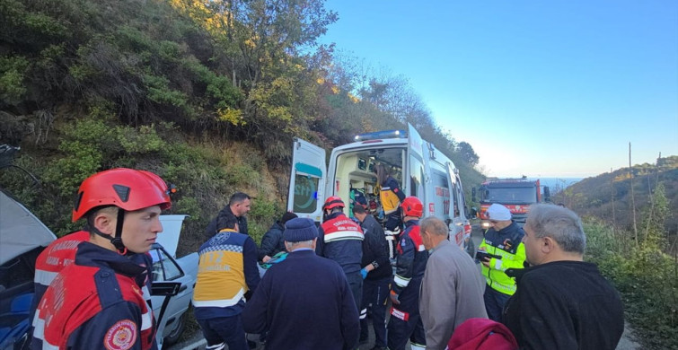 Trabzon'da Kaya Düşmesi: 5 Yaralı