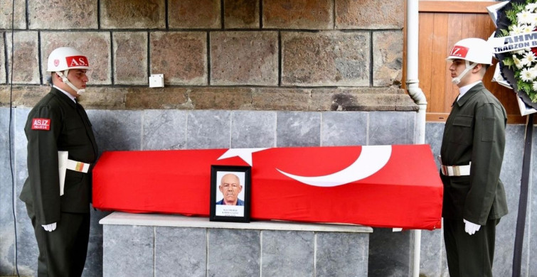 Trabzon'da Kıbrıs Gazisi Halit Dilber Son Yolculuğuna Uğurlandı