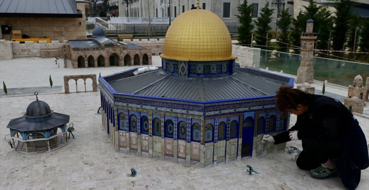 Trabzon'da Mescid-i Aksa Minyatürü Sergilenecek