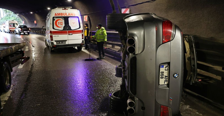 Trabzon'da Otomobil Kazası: 2 Yaralı