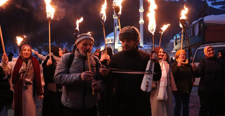 Trabzon'da Uzungöl Kış Festivali Coşkusu