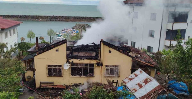 Trabzon'da Yangın Felaketi: 2,5 Ton Fındık Yok Oldu