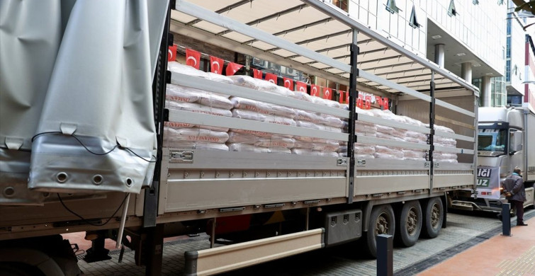 Trabzon'dan Gazze'ye 250 Ton İnsani Yardım Gönderildi