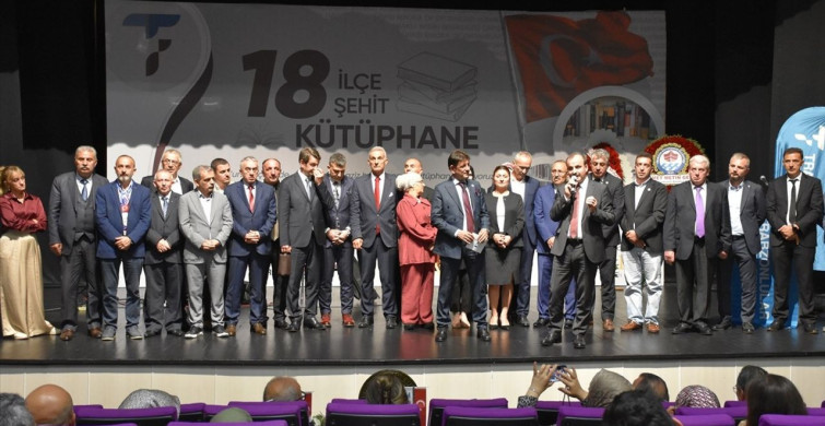 Trabzonlu Şehitler İçin 18 Kütüphane Açıldı