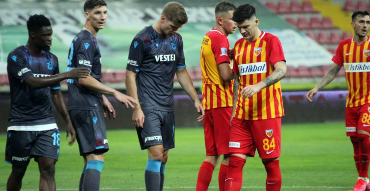 Trabzonspor kupadan elendi mi? Trabzonspor Türkiye kupasından elendi mi? Trabzonspor Kayseri maç sonucu kaç kaç bitti?