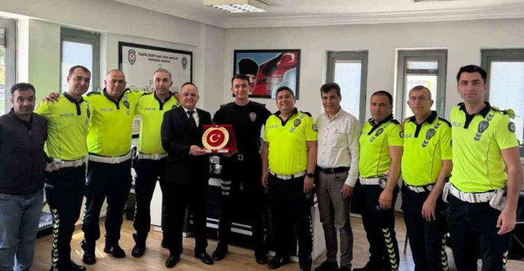 Trafik Polisi Tuncay Aydın'a Duygusal Veda