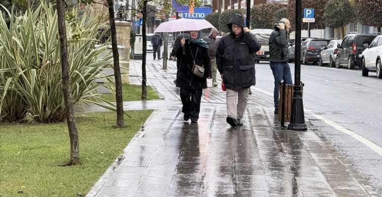 Trakya Bölgesinde Sağanak Yağışlar Etkili