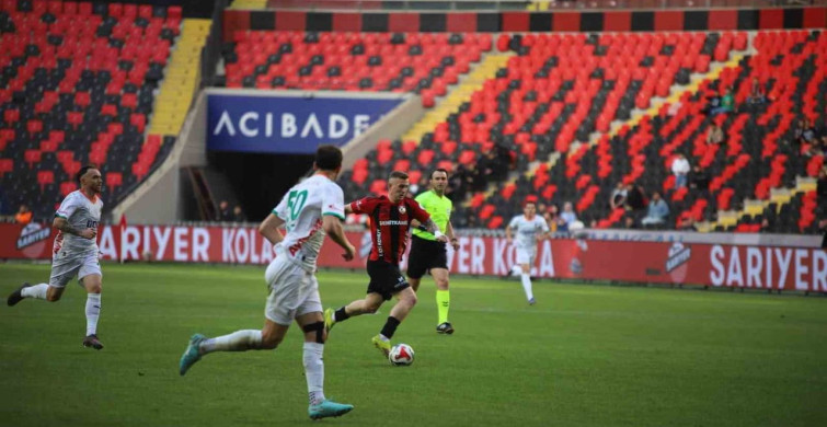 Trendyol Süper Lig'de Alanyaspor, Gaziantep FK'yi 1-0 Geçti