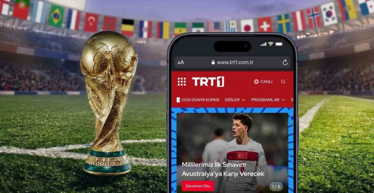 TRT 1 dünya kupası özel sayfası yayında