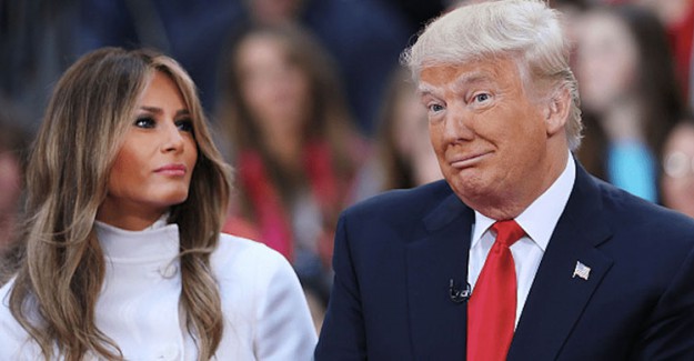  Trump Çiftinden Eski Başkana 75 Saniyelik Ziyaret