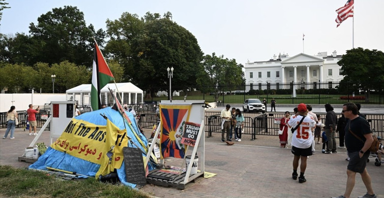 Trump, Lafayette Park'taki Savaş Karşıtı Çadırın Kaldırılmasını Talep Etti