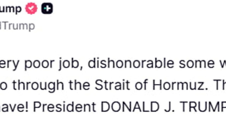 Trump'tan İran'a Hürmüz Boğazı Uyarısı