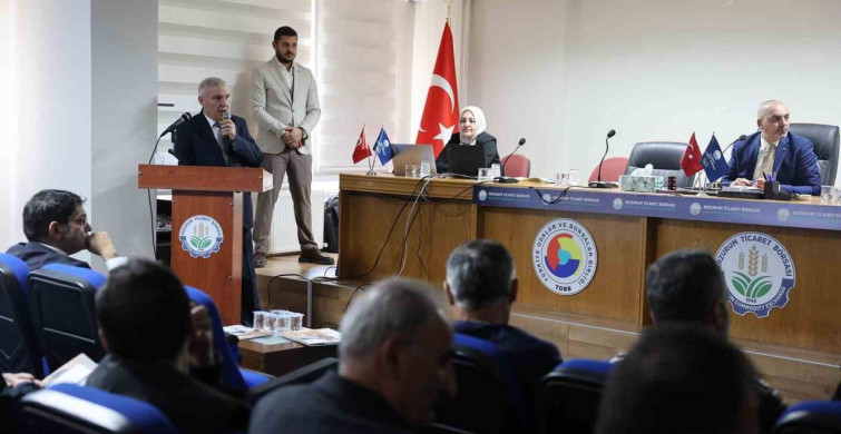 TSKGV Erzurum Temsilcisi Ahmet Avcı'nın Erzurum Ticaret Borsası'ndaki Ziyareti