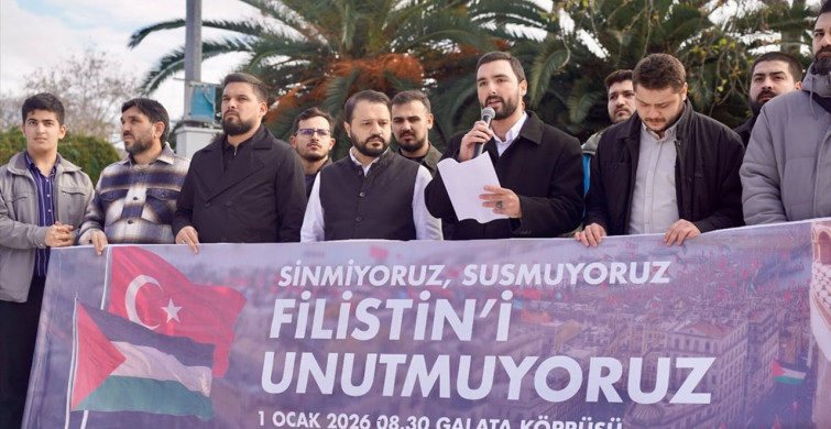 TÜGVA'dan Filistin İçin 81 İlde Basın Açıklaması