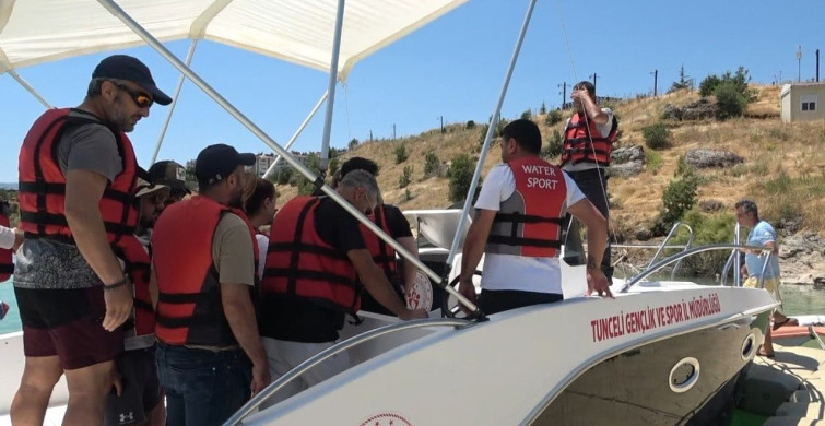 Tunceli’de amatör denizcilik eğitimi ilk kez gerçekleştirildi