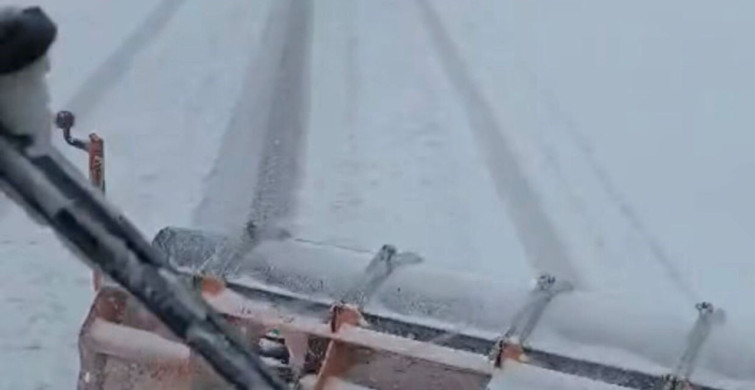 Tunceli'de Kar Yağışı Etkili Oluyor