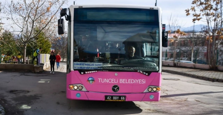 Tunceli'de Kurban Bayramı'nda Ücretsiz Ulaşım