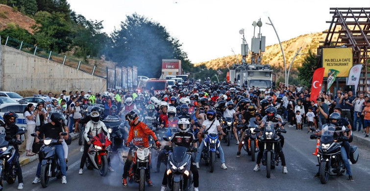 Tunceli'de MamekiFest Kapsamında Motosiklet Turu Düzenlendi