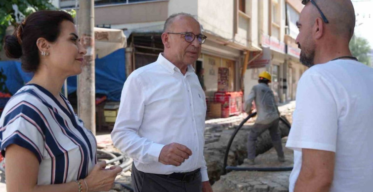 Turgutlu’da altyapı seferberliği devam ediyor